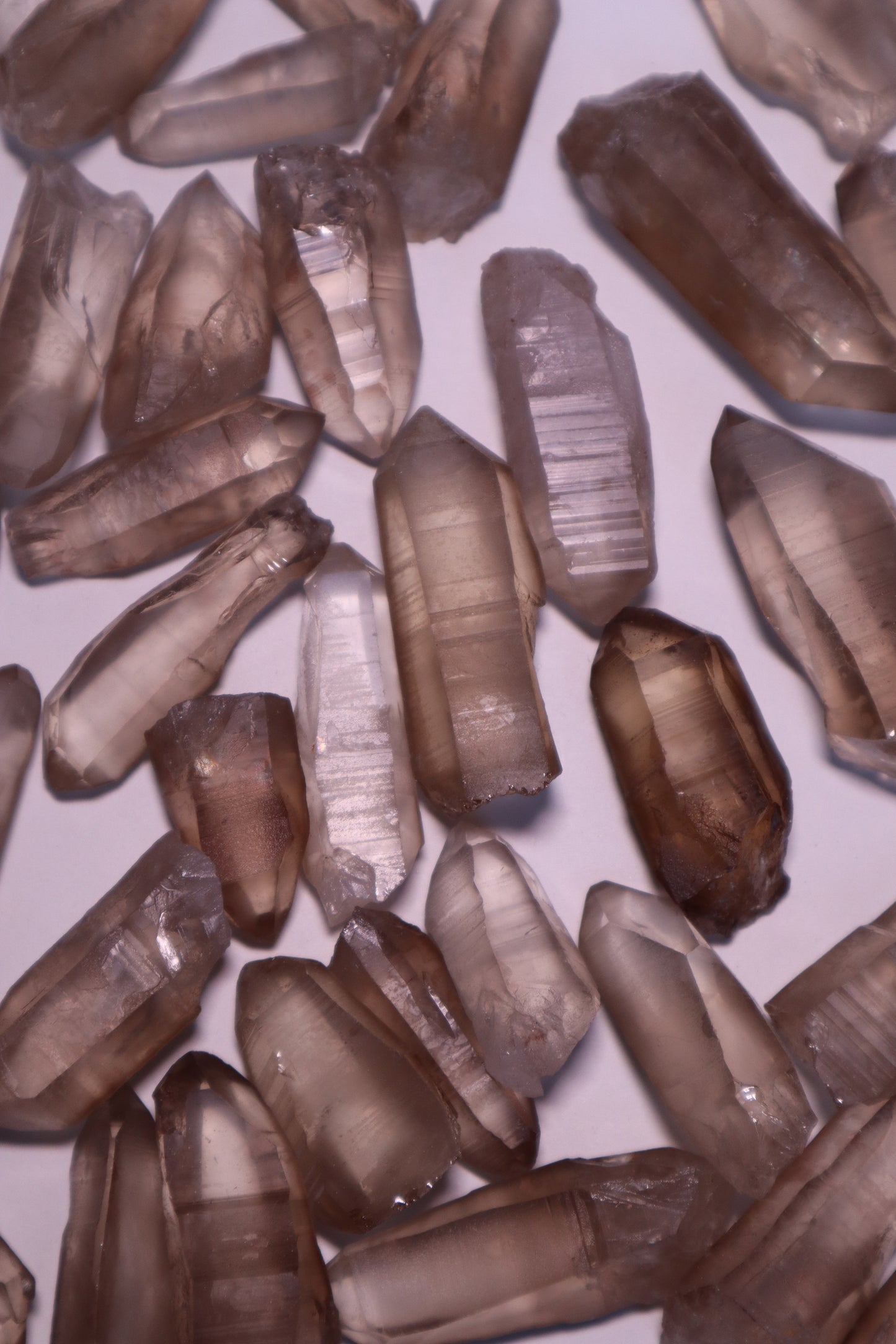 Smokey Lemurian: A unique variation of the renowned Lemurian Quartz, possess a rich smoky hue that infuses them with grounding and protective energies.