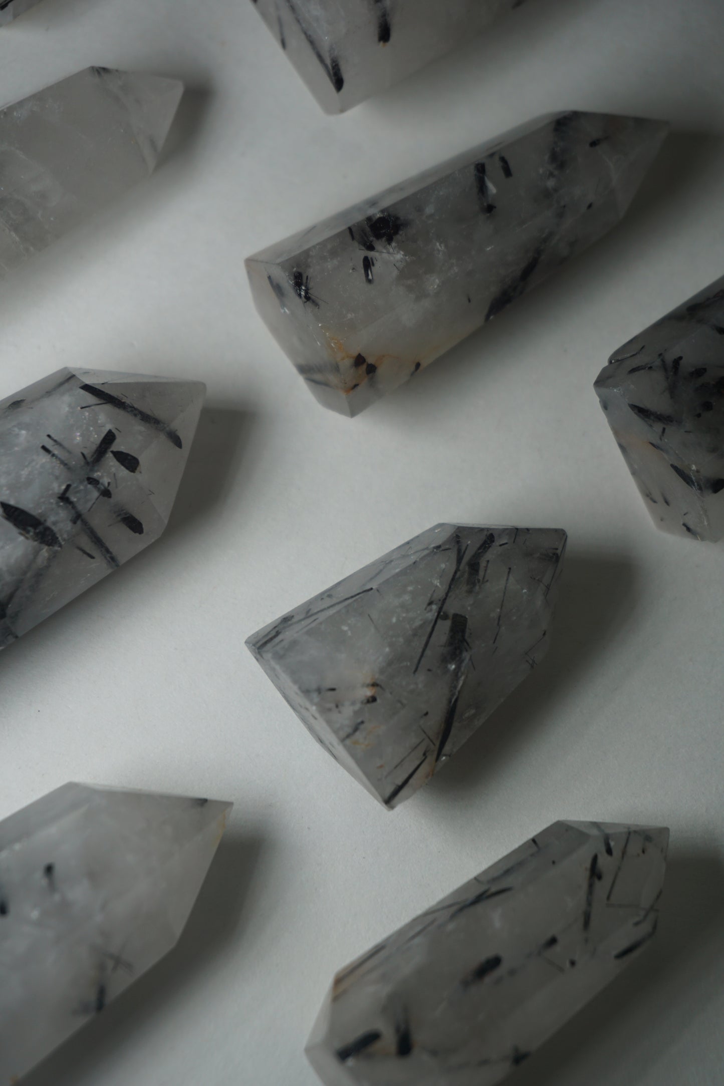 tourmalated | rutile quartz crystal tower