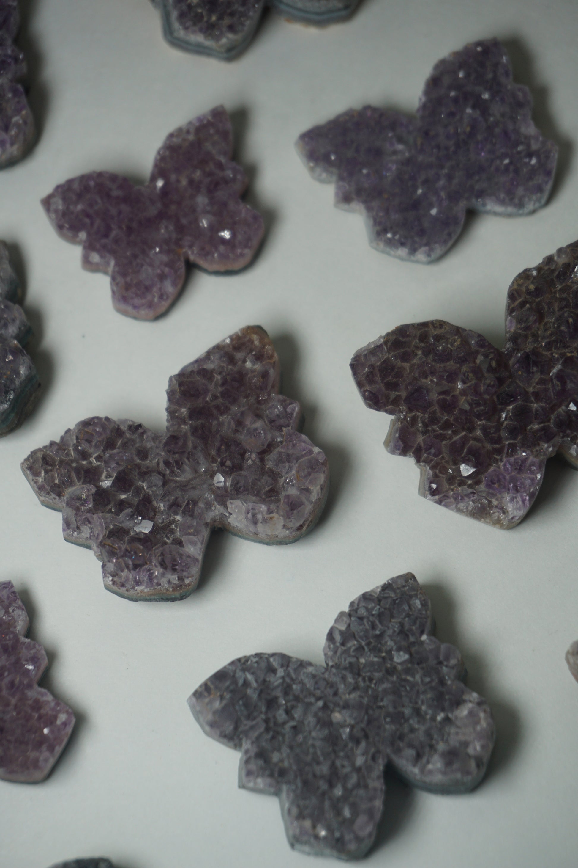 Amethyst: A captivating and iconic crystal, is cherished for its rich purple hues and its profound spiritual properties.
