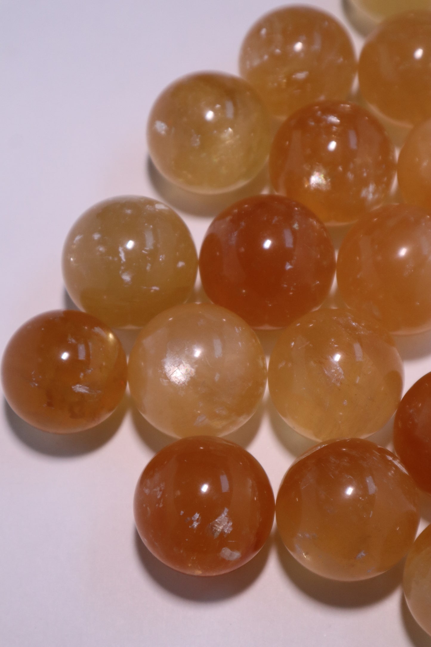 Honey Calcite: A warm and inviting crystal, is revered for its gentle yet empowering healing properties. Its golden hues resonate with the Solar Plexus chakra, fostering confidence, courage, and self-worth.