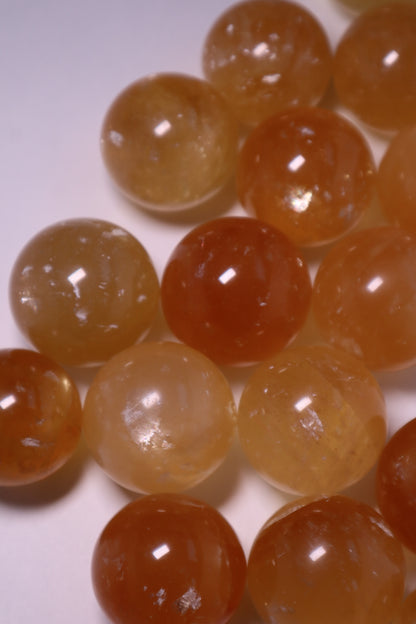 Honey Calcite: A warm and inviting crystal, is revered for its gentle yet empowering healing properties. Its golden hues resonate with the Solar Plexus chakra, fostering confidence, courage, and self-worth.