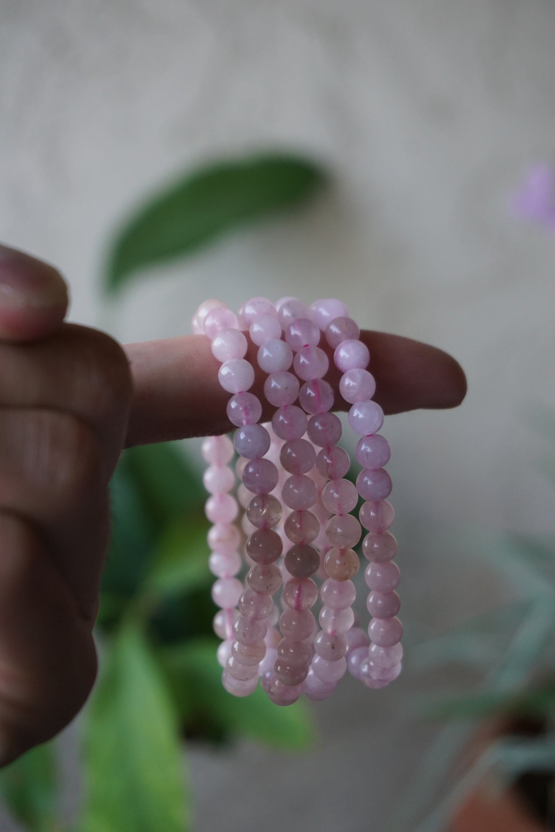 Rose Quartz: A gentle and universally cherished crystal, is treasured for its delicate pink hues and its profound connection to love and compassion. With its association to the Heart chakra, Rose Quartz promotes emotional healing, self-love, and harmony in relationships.