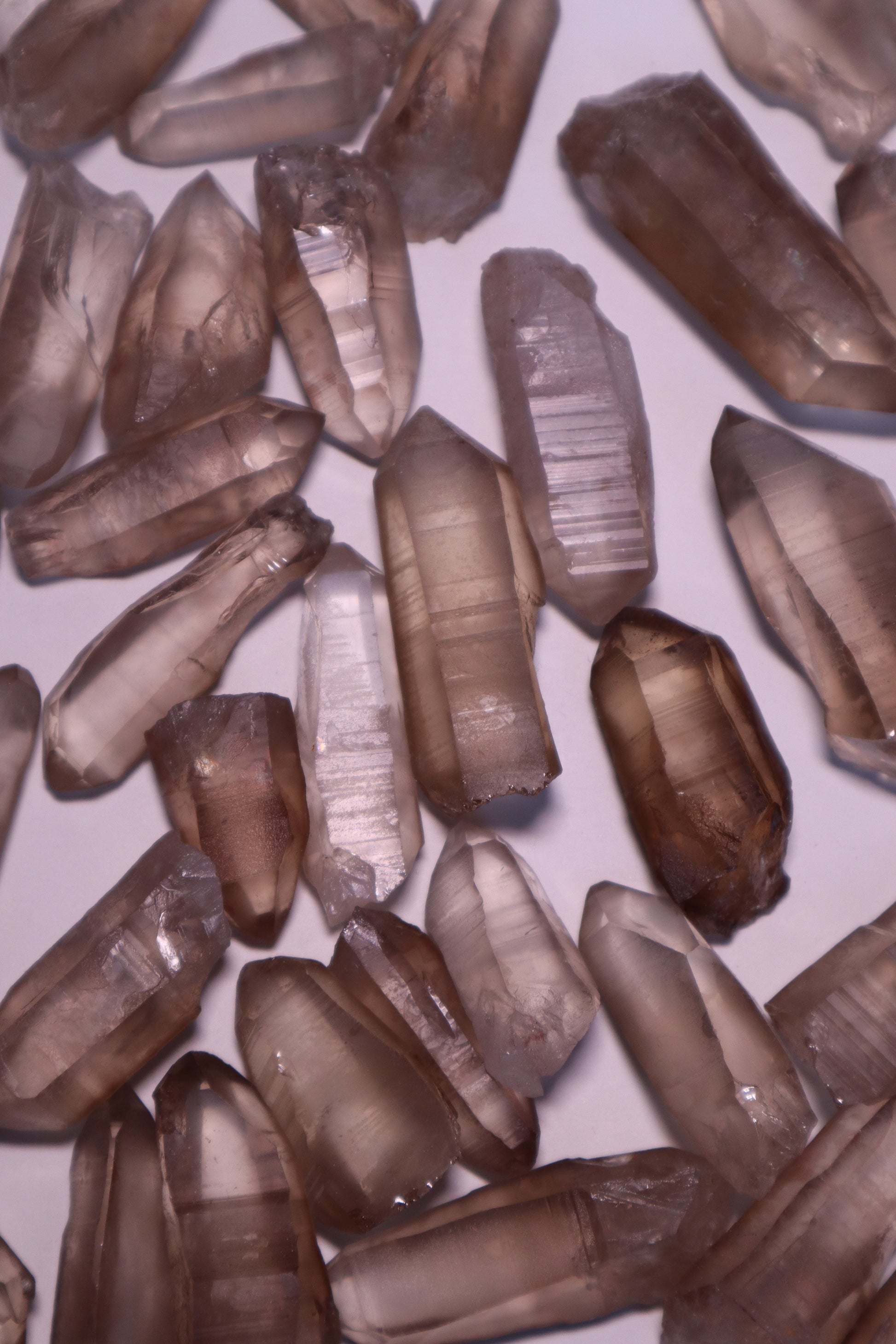 Smokey Lemurian: A unique variation of the renowned Lemurian Quartz, possess a rich smoky hue that infuses them with grounding and protective energies.